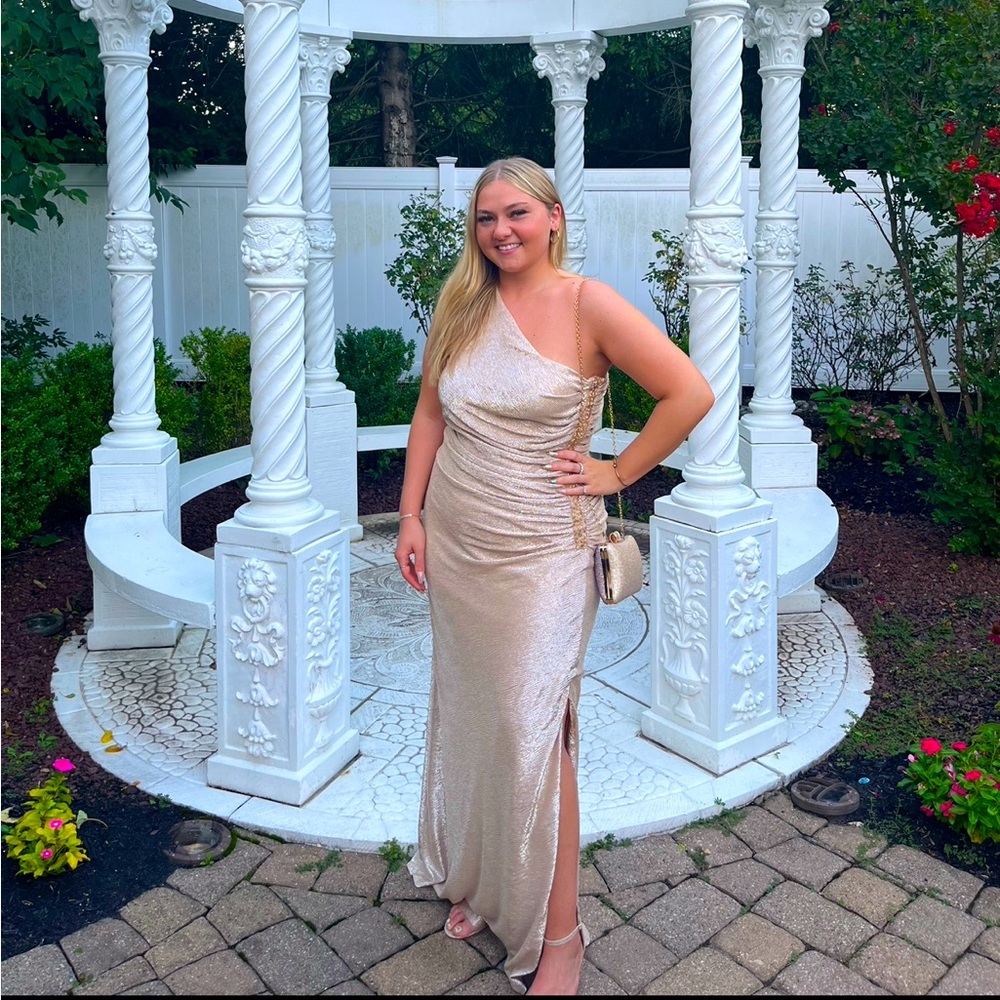 Calvin Klein champagne dress size 14